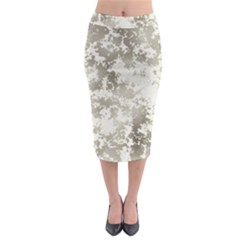 Wall Rock Pattern Structure Dirty Midi Pencil Skirt by Simbadda