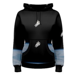 Amazing Stunning Astronaut Amazed Women s Pullover Hoodie by Simbadda