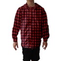 Red Plaid Hooded Wind Breaker (Kids) View1