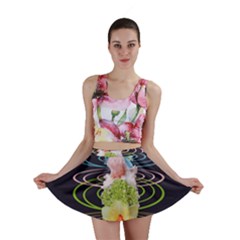 Chakra Spiritual Flower Energy Mini Skirt by Simbadda