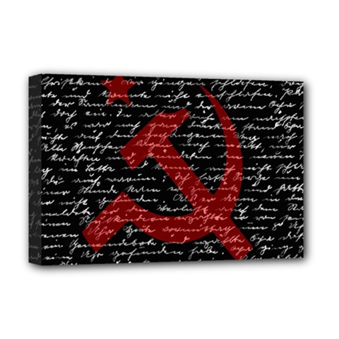 Communism  Deluxe Canvas 18  X 12   by Valentinaart