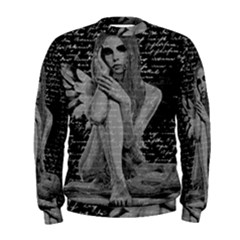 Angel Men s Sweatshirt by Valentinaart