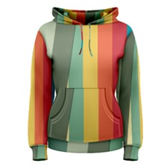 Texture Stripes Lines Color Bright Women s Pullover Hoodie by Simbadda