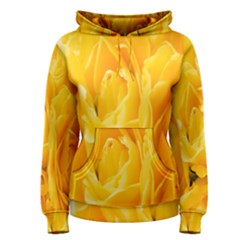 Yellow Neon Flowers Women s Pullover Hoodie by Simbadda