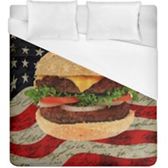 Hamburger Duvet Cover (king Size) by Valentinaart