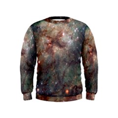 Tarantula Nebula Kids  Sweatshirt by SpaceShop