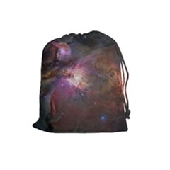 Orion Nebula Drawstring Pouches (large)  by SpaceShop