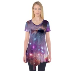 Small Magellanic Cloud Short Sleeve Tunic  by SpaceShop