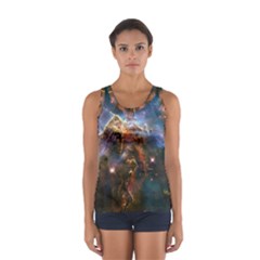 Pillar And Jets Women s Sport Tank Top  by SpaceShop