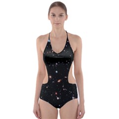 Extreme Deep Field Cut-out One Piece Swimsuit by SpaceShop