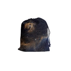 Seagull Nebula Drawstring Pouches (small)  by SpaceShop