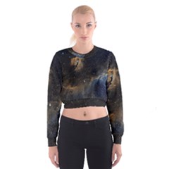 Seagull Nebula Women s Cropped Sweatshirt by SpaceShop