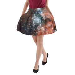 Star Cluster A-line Pocket Skirt by SpaceShop