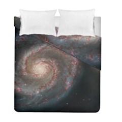 Whirlpool Galaxy And Companion Duvet Cover Double Side (full/ Double Size) by SpaceShop