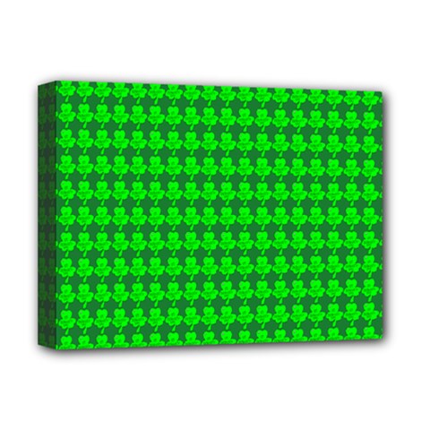 St  Patricks Day Green Deluxe Canvas 16  X 12   by PhotoNOLA