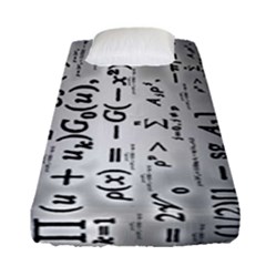 Science Formulas Fitted Sheet (single Size) by Simbadda