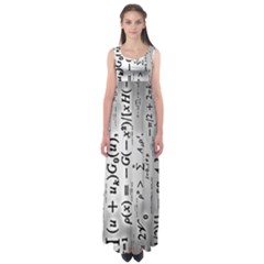 Science Formulas Empire Waist Maxi Dress by Simbadda