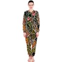 Floral Pattern Background OnePiece Jumpsuit (Ladies)  View1