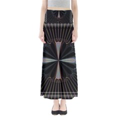 Fractal Rays Maxi Skirts by Simbadda