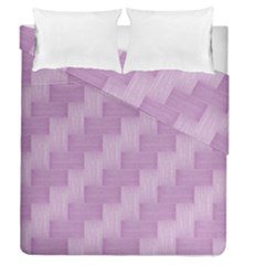 Purple Pattern Duvet Cover Double Side (queen Size) by Valentinaart