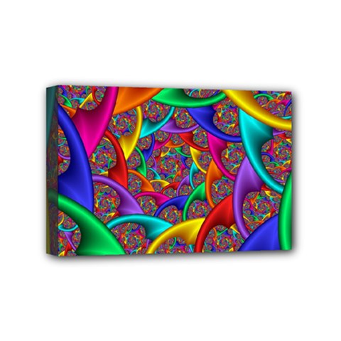 Color Spiral Mini Canvas 6  X 4  by Simbadda