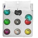 9 Power Buttons Duvet Cover Double Side (Queen Size) View1