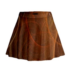 Fractal Color Lines Mini Flare Skirt by Simbadda