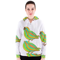 Bird Women s Zipper Hoodie by Valentinaart