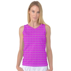 Clovers On Pink Women s Basketball Tank Top by PhotoNOLA