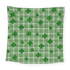 St  Patrick s Day Pattern Square Tapestry (large) by Valentinaart