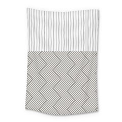 Lines And Stripes Patterns Small Tapestry by TastefulDesigns