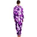 Bokeh Background In Purple Color Hooded Jumpsuit (Ladies)  View2