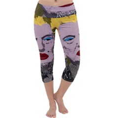 Happy Birthday Mr  President  Capri Yoga Leggings by Valentinaart