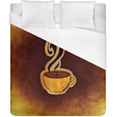 Coffee Drink Abstract Duvet Cover (california King Size) by Simbadda