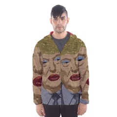 Donald Trump Hooded Wind Breaker (men) by Valentinaart