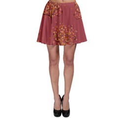 Beautiful Tree Background Pattern Skater Skirt by Simbadda