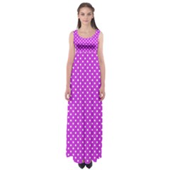 Polka Dots Empire Waist Maxi Dress by Valentinaart