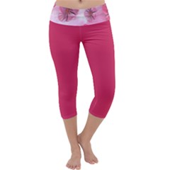 Just Pink Capri Yoga Leggings by GabriellaDavid