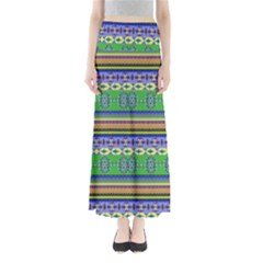 Colorful Aztec 1 Maxi Skirt by CoolDesigns