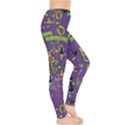 Happy St Patrick Purple Leggings  View4