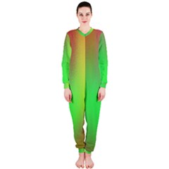 November Blurry Brilliant Colors Onepiece Jumpsuit (ladies)  by Simbadda