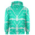 Butterfly Cut Out Flowers Men s Pullover Hoodie View1