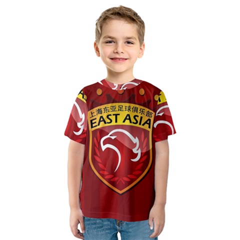 Shanghai Sipg F C  Kids  Sport Mesh Tee by Valentinaart