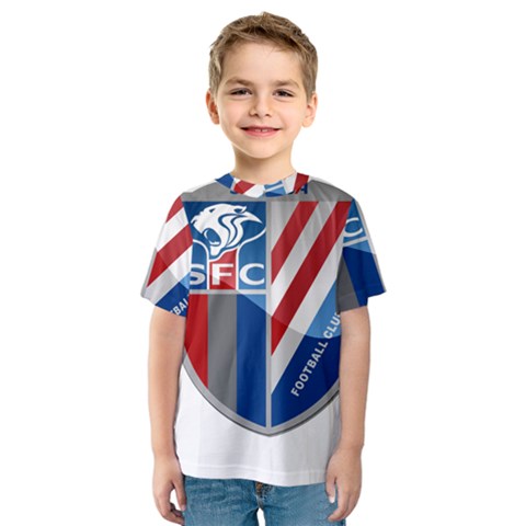 Shanghai Greenland Shenhua F C  Kids  Sport Mesh Tee by Valentinaart