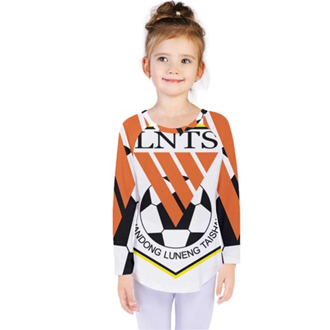 Shandong Luneng Taishan F C  Kids  Long Sleeve Tee by Valentinaart