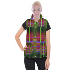 Galileo Galilei Reincarnation Abstract Character Women s Button Up Puffer Vest by Simbadda