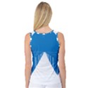 Bridge Sea Beack Blue White Women s Basketball Tank Top View2