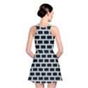 Bricks Black Blue Line Reversible Skater Dress View2