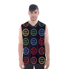 Happy Birthday Colorful Wallpaper Background Men s Basketball Tank Top by Simbadda