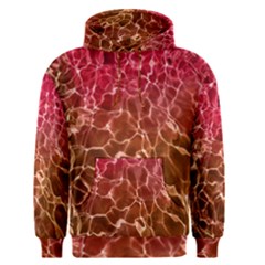 Background Water Abstract Red Wallpaper Men s Pullover Hoodie by Simbadda